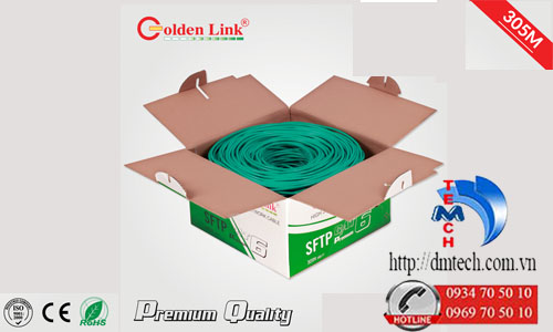 Dây cáp mạng SFTP Cat6 Golden Link Premium