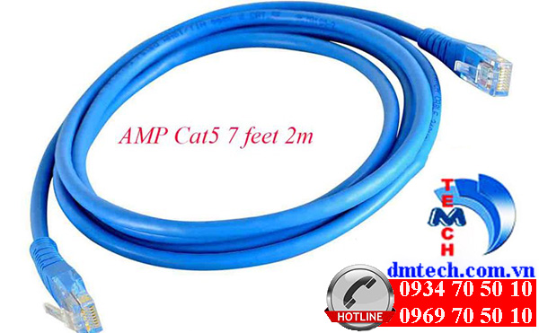 dây nhảy patch cord amp cat5 2m